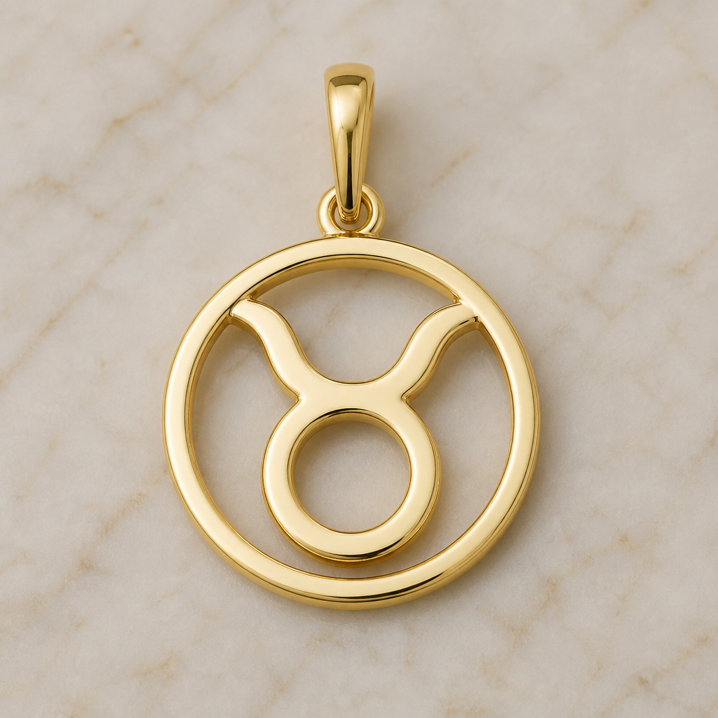 A minimalist women's pendant made of gold. colgante del signo del zodiaco de tauro dentro de un círculo
photorealistic jewelry design, A minimalist women's pendant made of gold. colgante del signo del zodiaco de tauro dentro de un círculo, minimalist style, just the design no text
