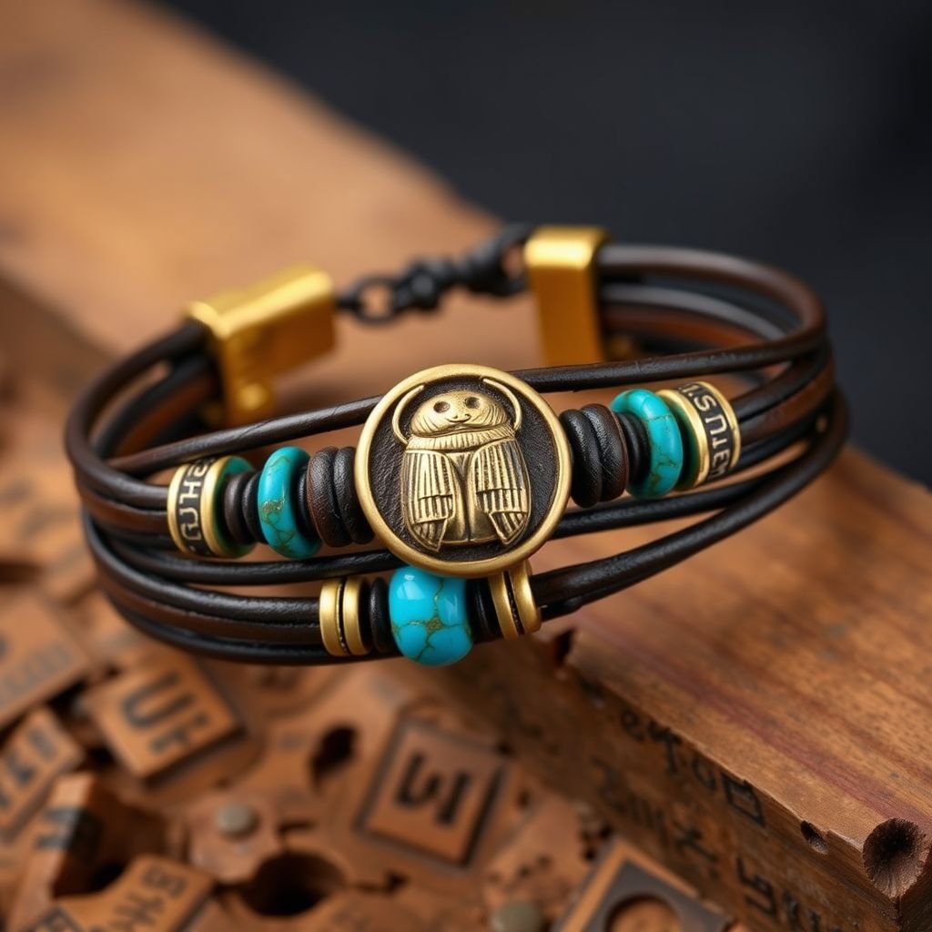 Men’s leather bracelet