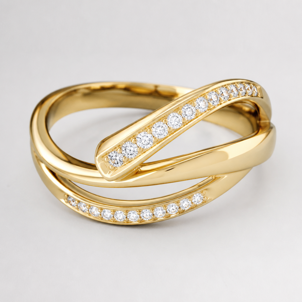 A women's ring
photorealistic jewelry design, A women's ring, modern style, just the design no text