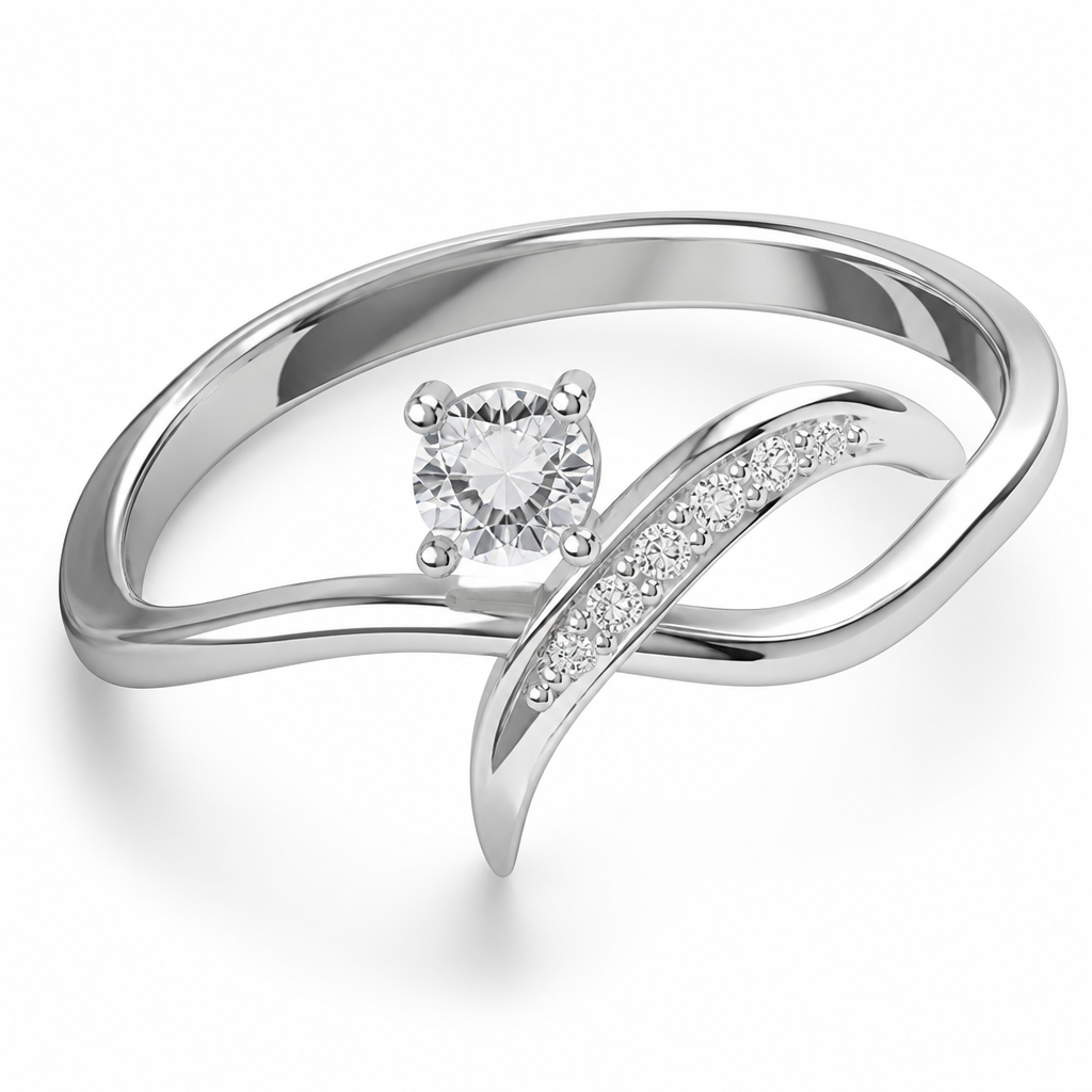 A women's ring made of silver. cadena de plata con un dije que diga Elkin
photorealistic jewelry design, A women's ring made of silver. cadena de plata con un dije que diga Elkin, modern style, just the design no text