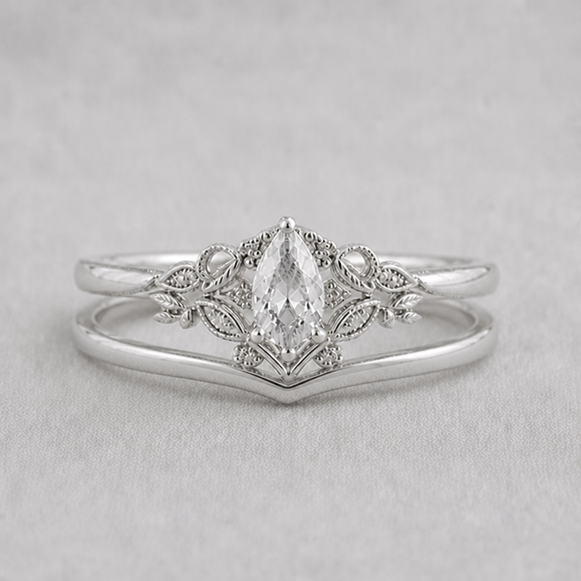 Can you add a simple second ring that goes with the shape of the current one? Please keep all current details of the main ring
edit the attached jewelry design with these instructions: Can you add a simple second ring that goes with the shape of the current one? Please keep all current details of the main ring. keep it photorealistic, just the design no text