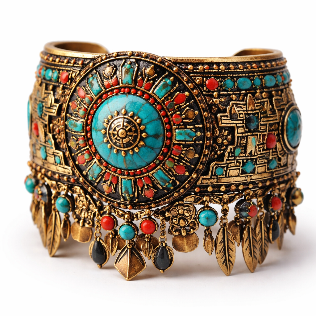 Aztec inspired bracelet