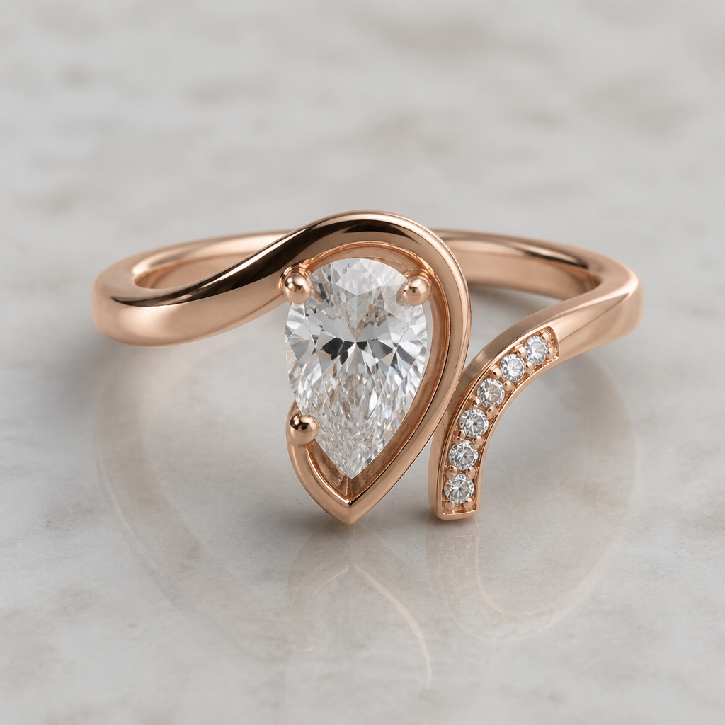 A women's ring
photorealistic jewelry design, A women's ring, modern style, just the design no text