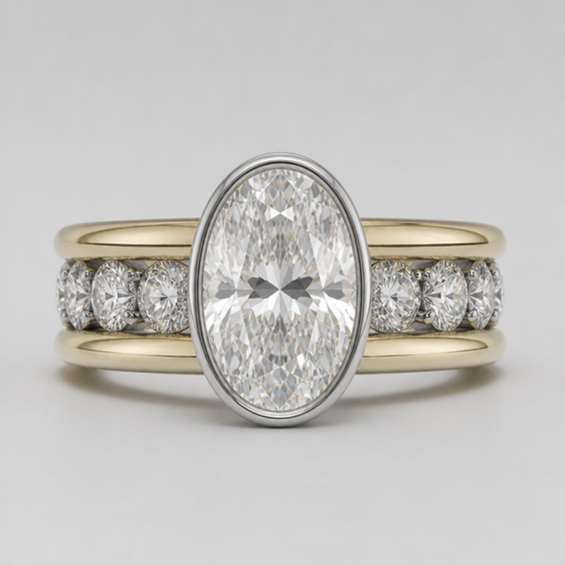 10 ct oval 16mmx11mm
edit the attached jewelry design with these instructions: 10 ct oval 16mmx11mm. keep it photorealistic, just the design no text