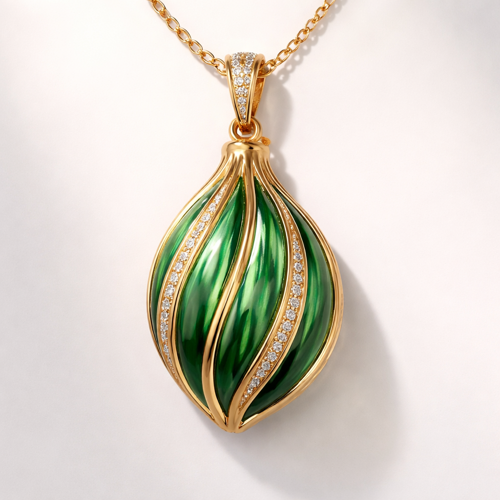 Cardamom pot pendant