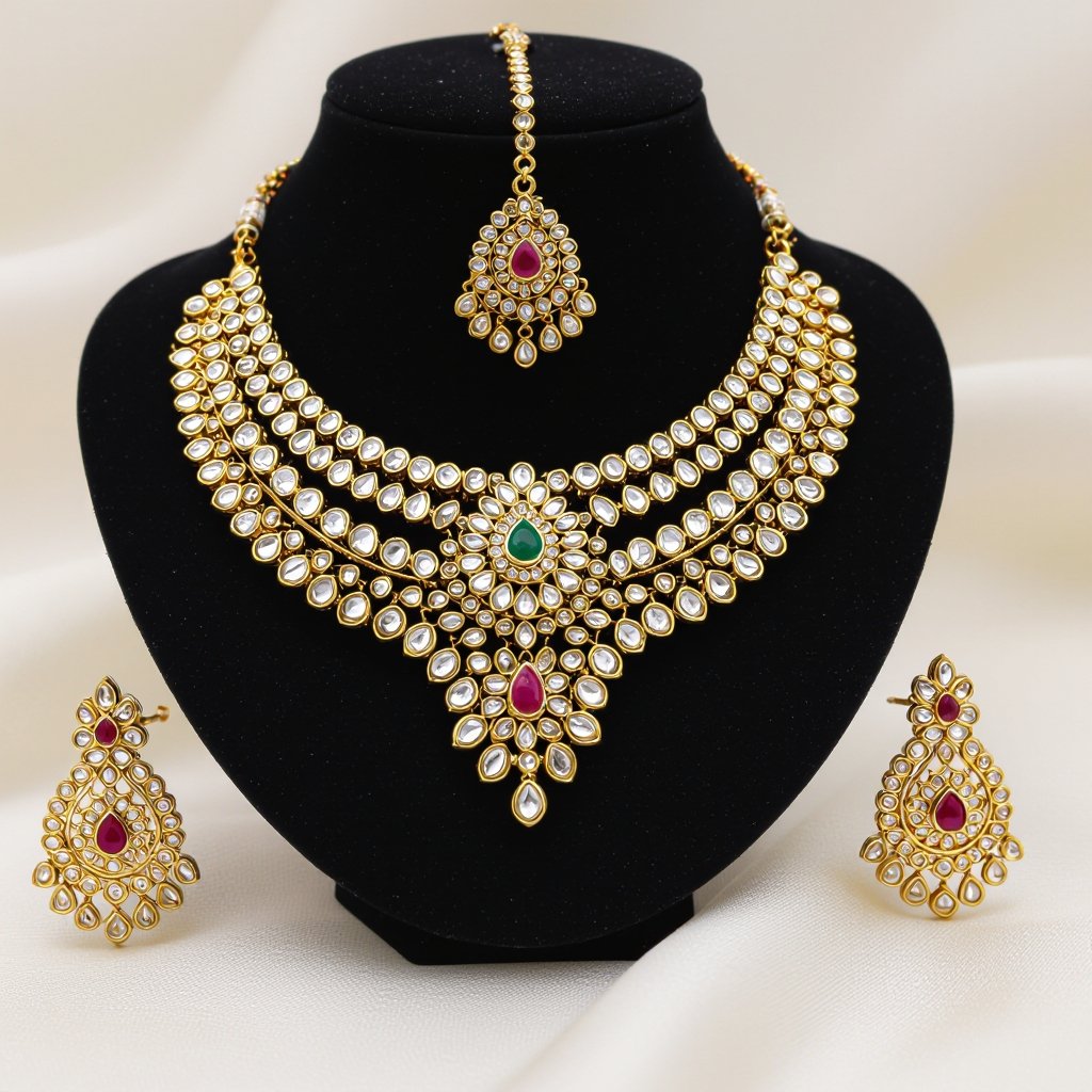 American diamond triple layer set