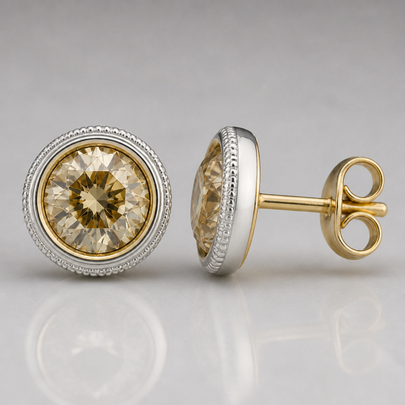 Add milgraine on the outer edge
edit the attached jewelry design with these instructions: Add milgraine on the outer edge. keep it photorealistic, just the design no text