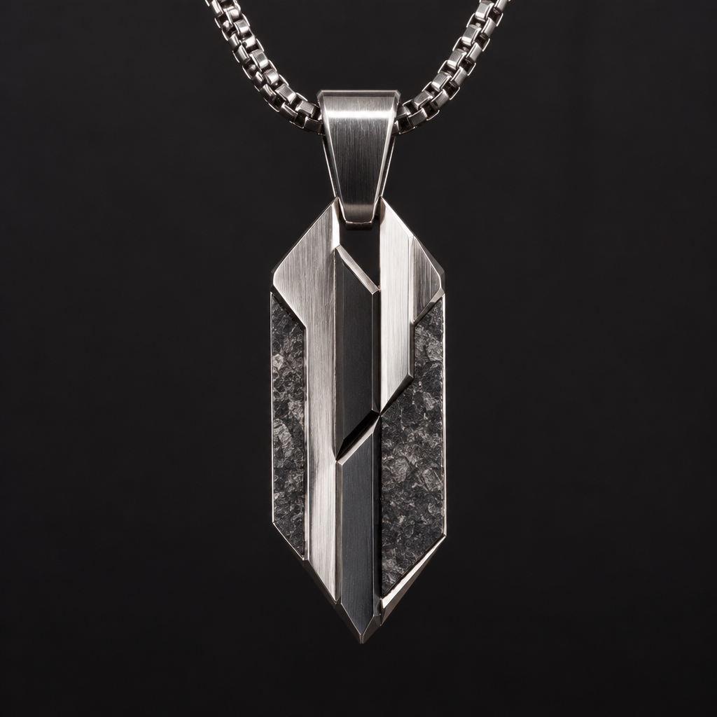 A men's pendant
photorealistic jewelry design, A men's pendant, modern style, just the design no text