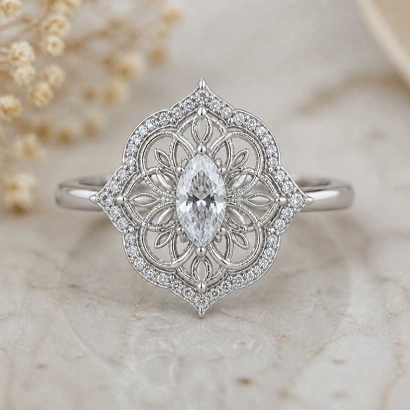 autres motifs interieur plus sur la lingueur le losange
edit the attached jewelry design with these instructions: autres motifs interieur plus sur la lingueur le losange. keep it photorealistic, just the design no text