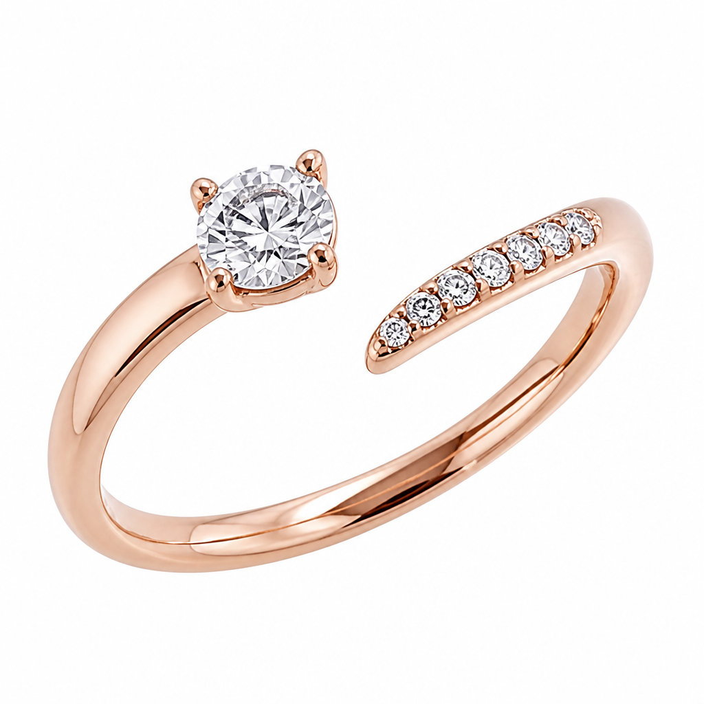 A women's ring
photorealistic jewelry design, A women's ring, modern style, just the design no text