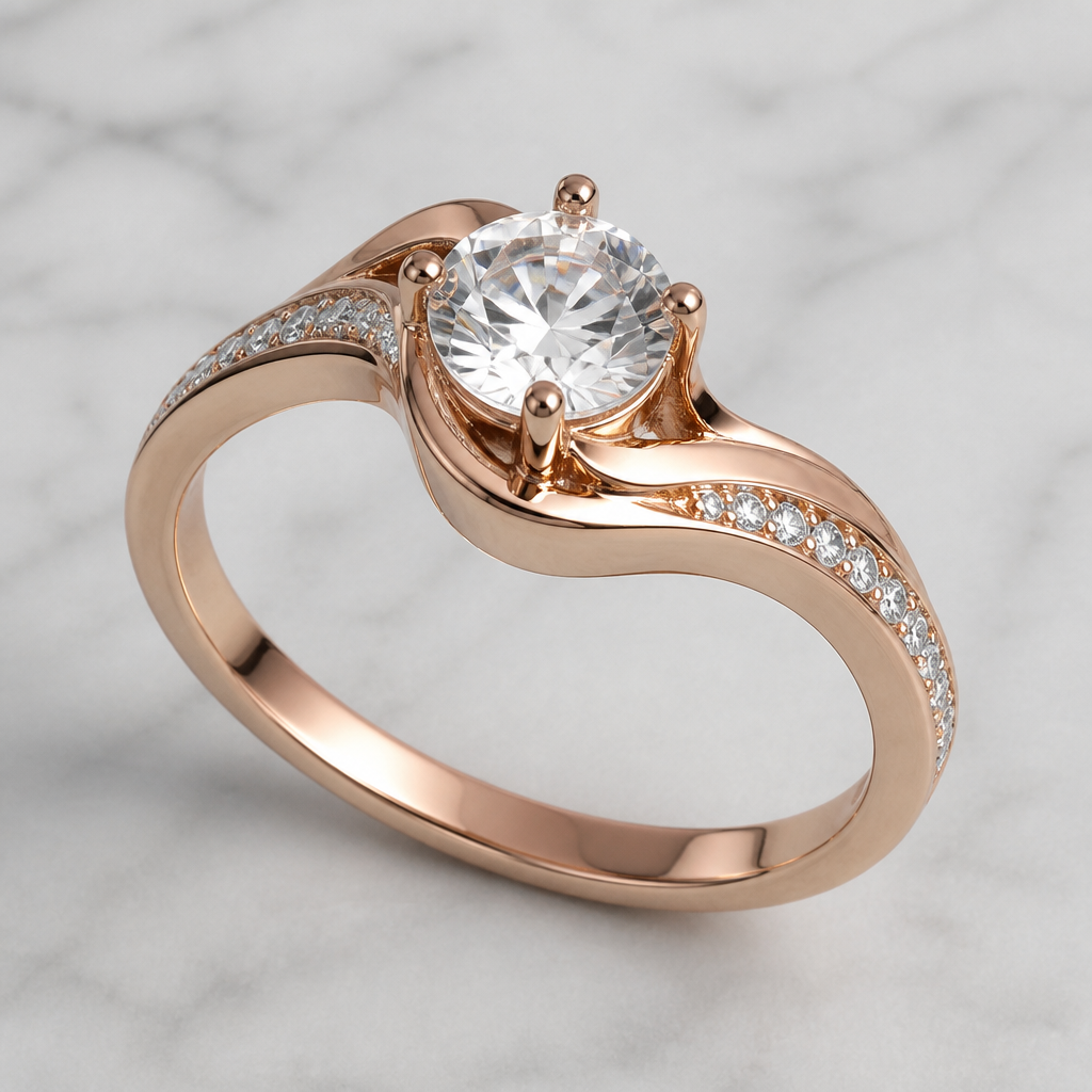 A women's ring
photorealistic jewelry design, A women's ring, modern style, just the design no text