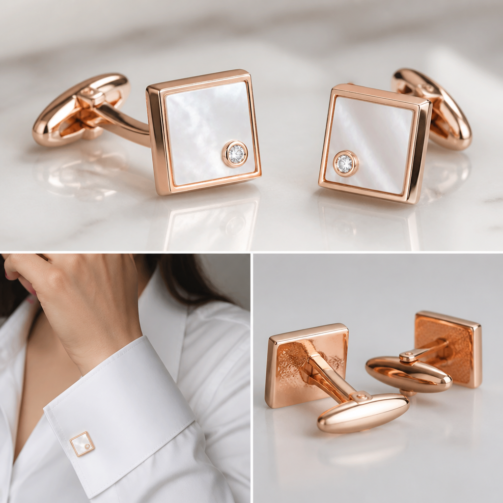 A women's cufflinks. સારો વિડિયો બનાવી આપો
photorealistic jewelry design, A women's cufflinks. સારો વિડિયો બનાવી આપો, modern style, just the design no text
