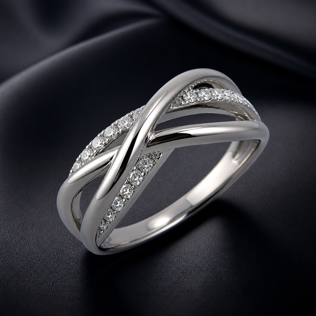 A women's ring
photorealistic jewelry design, A women's ring, modern style, just the design no text