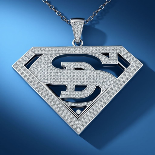 Diamond superman pendant but instead of a letter a I want a letter d