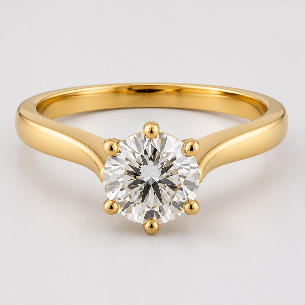A classic women's ring made of gold
photorealistic jewelry design, A classic women's ring made of gold, classic style, just the design no text