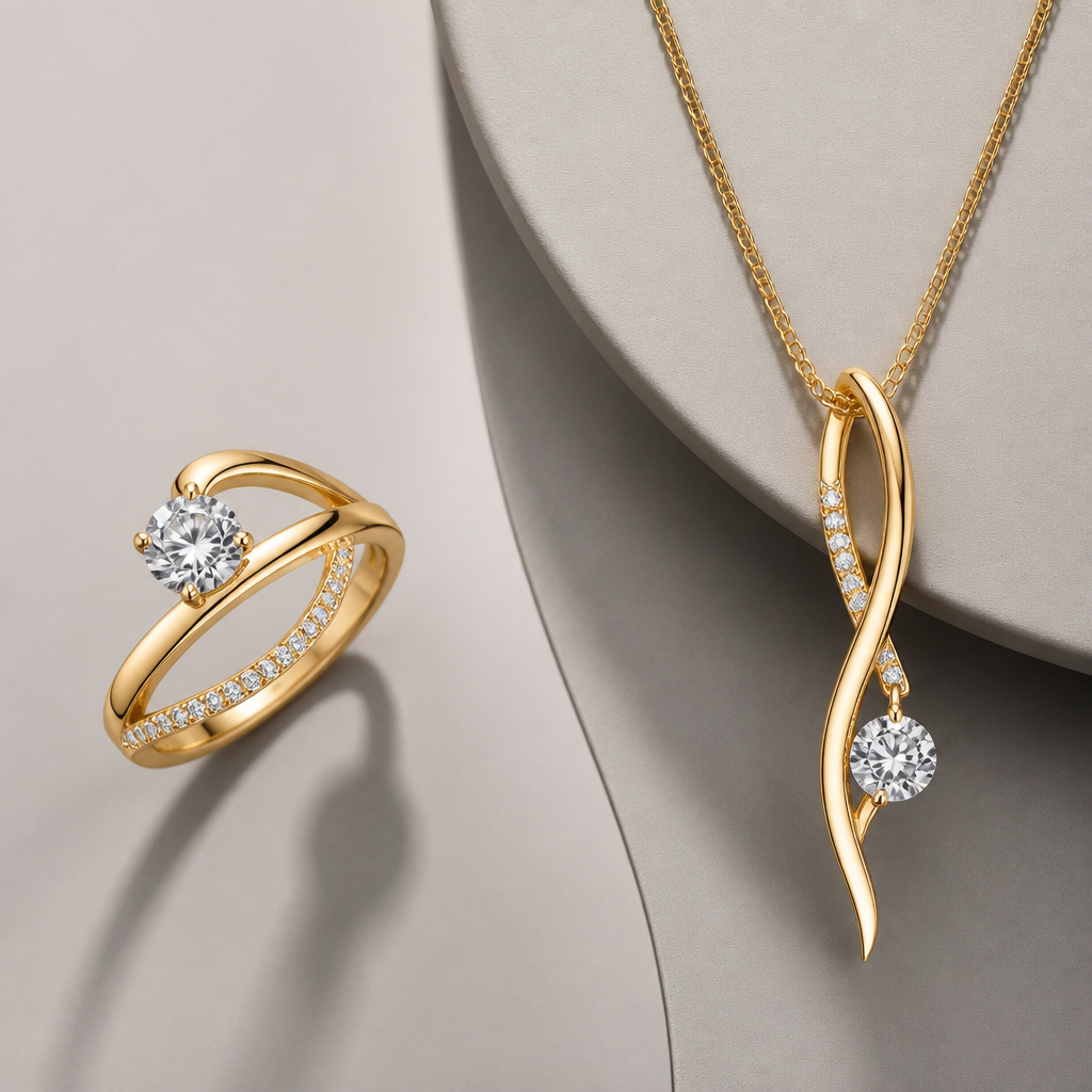 A women's ring. collier luxe femme
photorealistic jewelry design, A women's ring. collier luxe femme, modern style, just the design no text