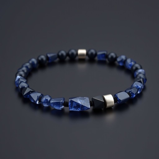 Tanzanite beaded bracelet