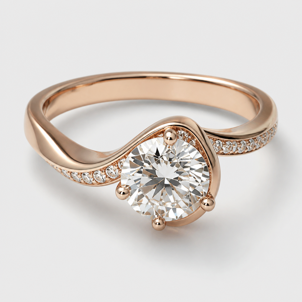 A women's ring
photorealistic jewelry design, A women's ring, modern style, just the design no text