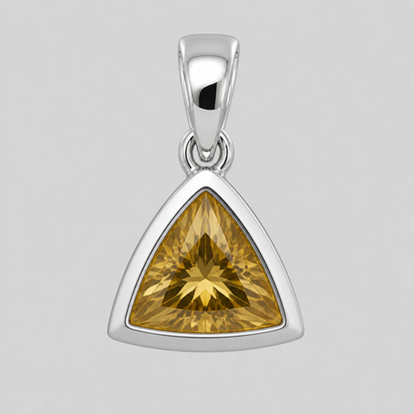 Make triangular shape setting, make outer edge flat.