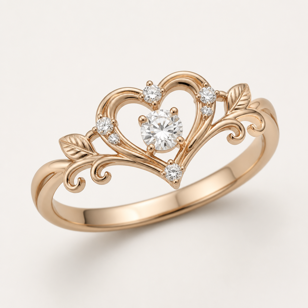 . Refinement: add one more small diamond
photorealistic jewelry design, . Refinement: add one more small diamond, Romantic style, just the design no text