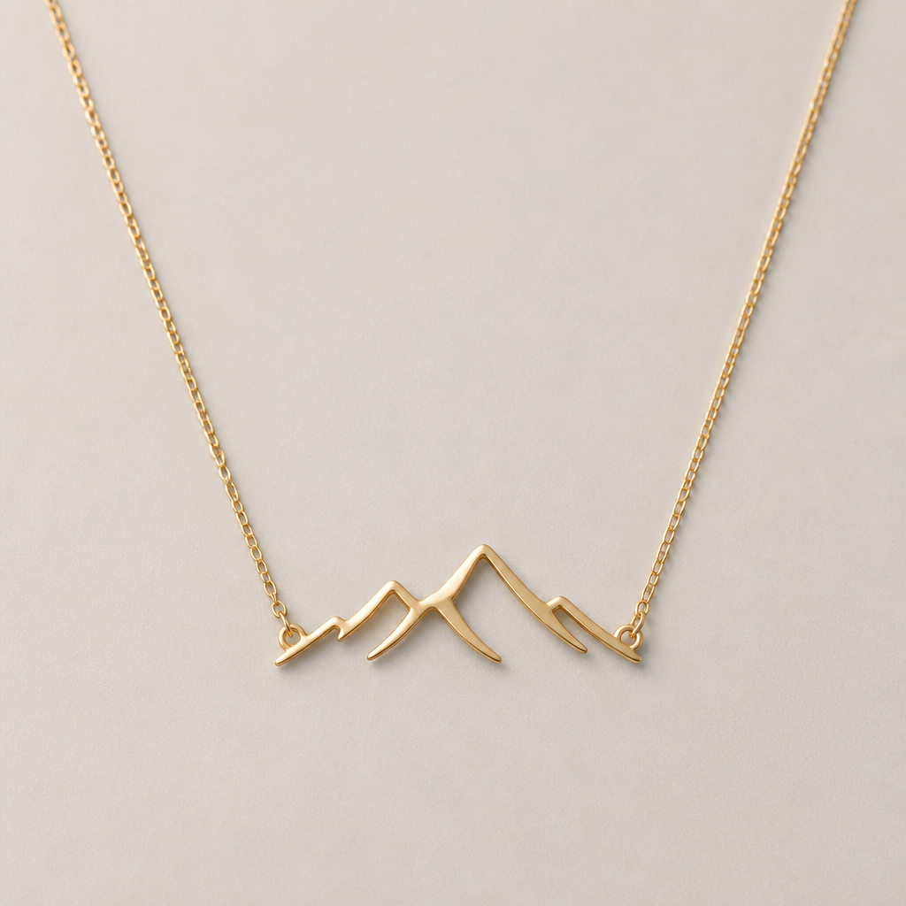A women's necklace. S'inspirer de montagne, minimaliste et metaux fins
photorealistic jewelry design, A women's necklace. S'inspirer de montagne, minimaliste et metaux fins, modern style, just the design no text