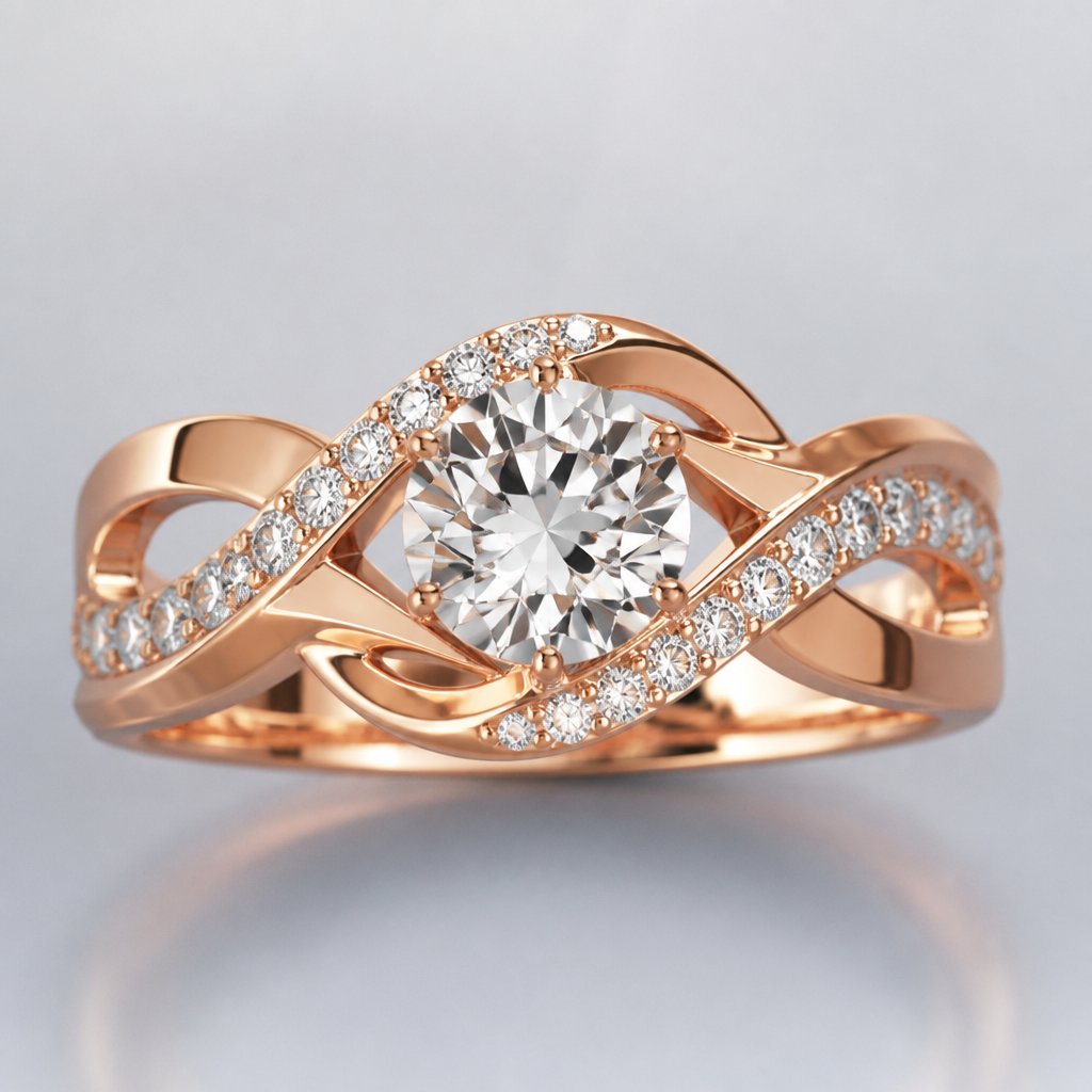 A women's ring
photorealistic jewelry design, A women's ring, modern style, just the design no text