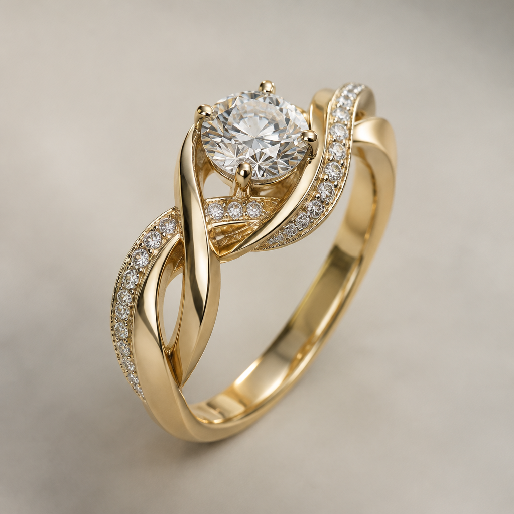 A women's ring
photorealistic jewelry design, A women's ring, modern style, just the design no text