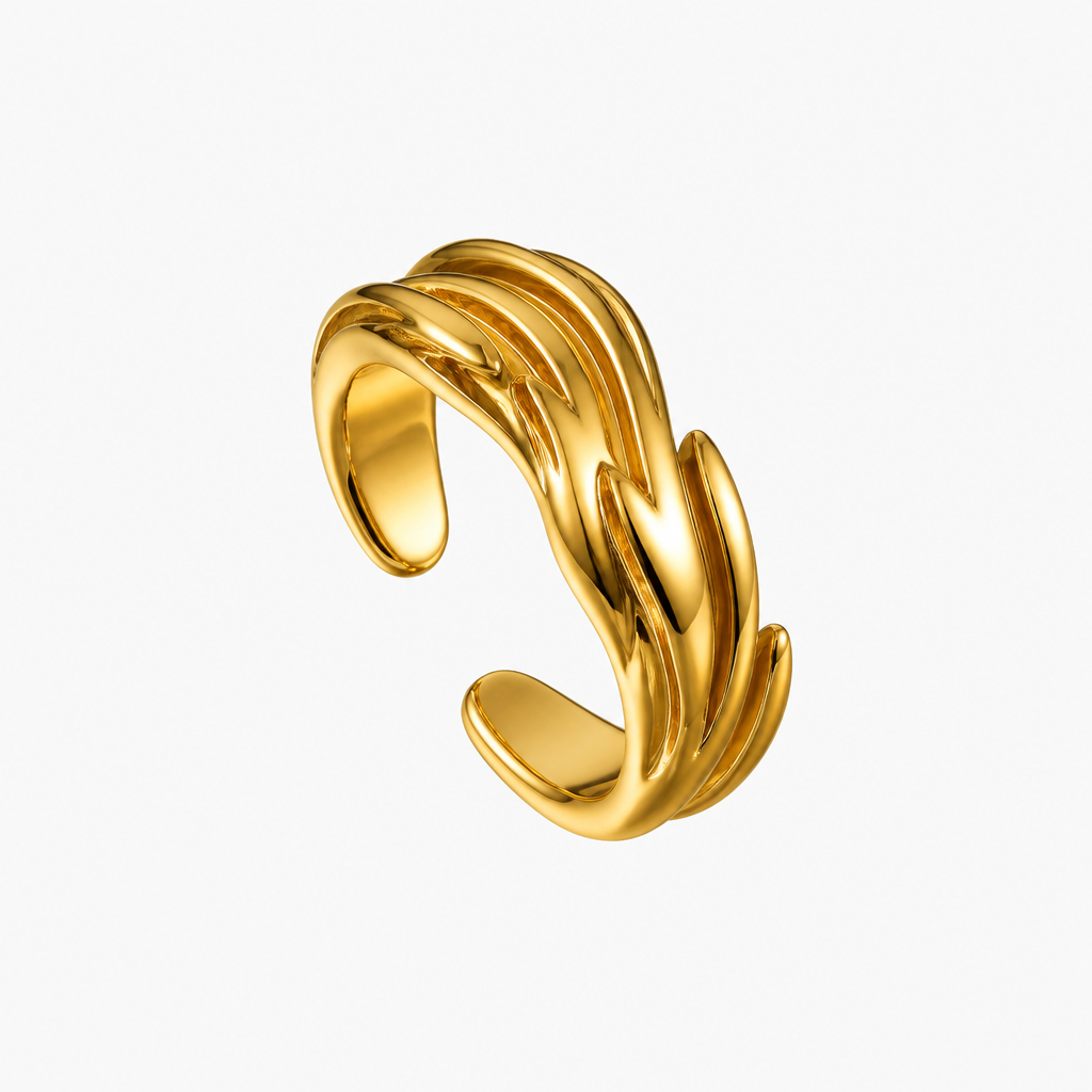 24k ear cuff
photorealistic jewelry design, 24k ear cuff, just the design no text