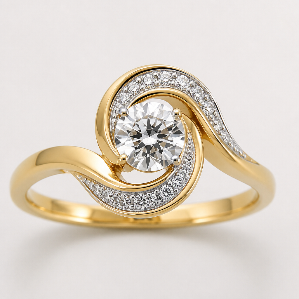 A women's ring
photorealistic jewelry design, A women's ring, modern style, just the design no text