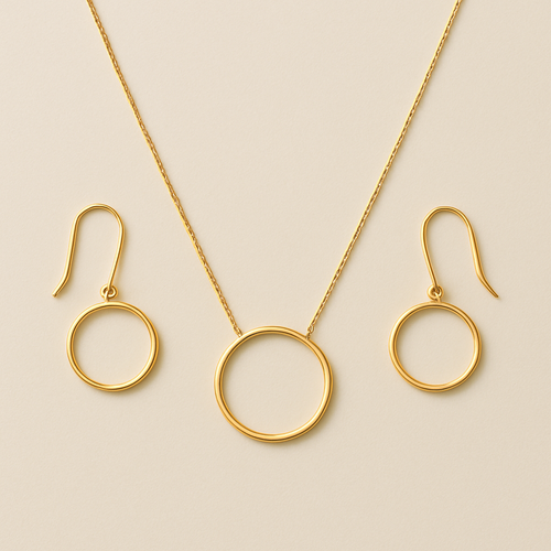 Necklace with earrings 