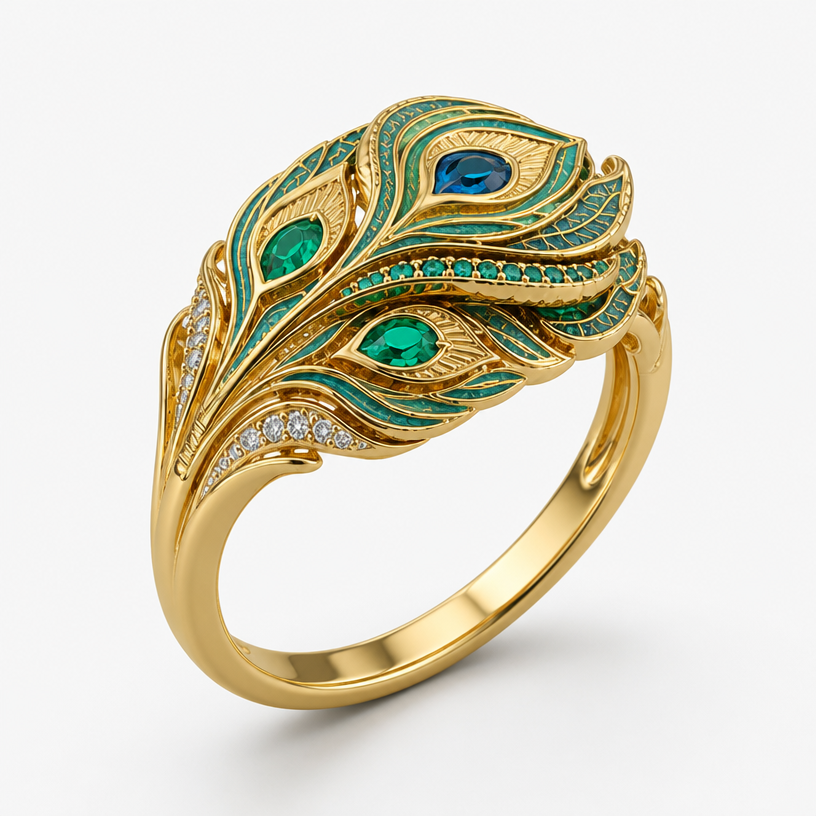 3d model
edit the attached jewelry design with these instructions: 3d model. keep it photorealistic, just the design no text