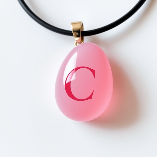 Egg pink with c inside