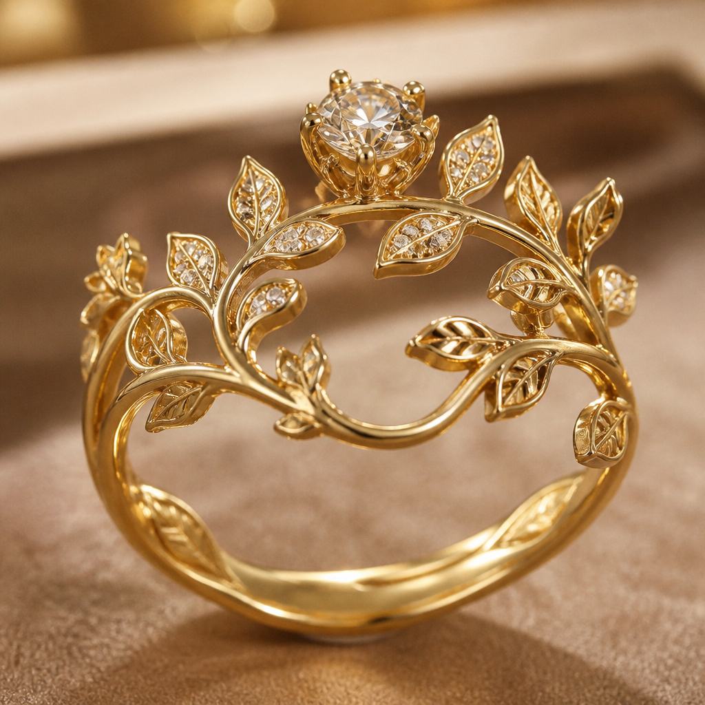 A nature women's ring made of gold suitable for engagement, highly ornate, intricate and elaborate, richly detailed. a delicate ring with أرسلان written with gold
photorealistic jewelry design, A nature women's ring made of gold suitable for engagement, highly ornate, intricate and elaborate, richly detailed. a delicate ring with أرسلان written with gold, nature_inspired style, just the design no text