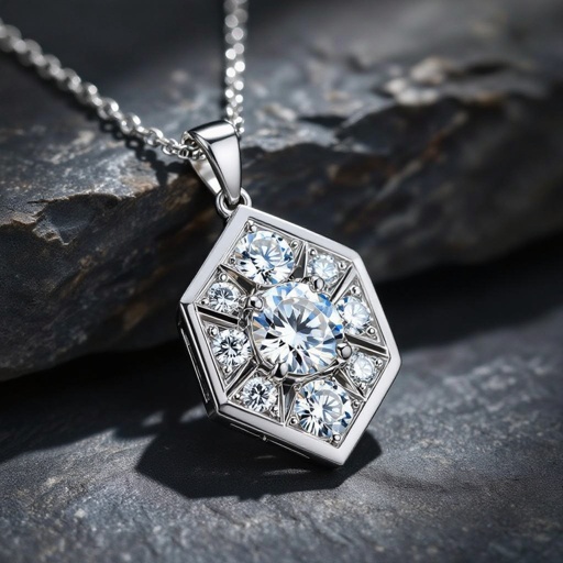  Geomatric edgy pendant of diamonds vibes of architectural and edge sthle modern contemporary item