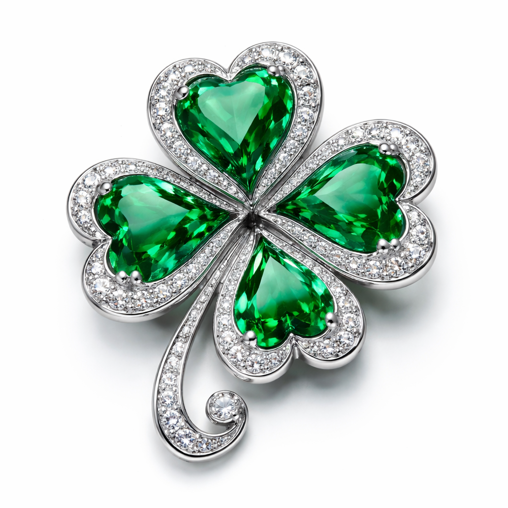 Shamrock brooch
Shamrock brooch , modern style