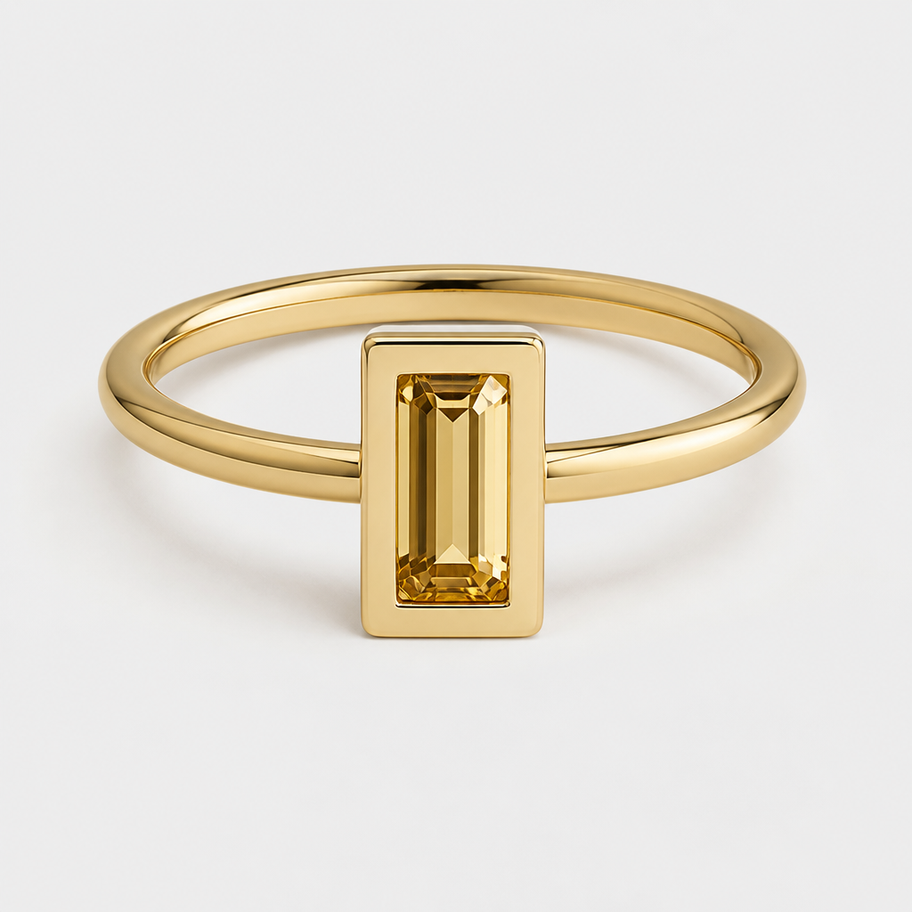 A women's ring, ultra-minimalist, very simple and clean, understated, no embellishments. pendant with gold rectangle stone on it
photorealistic jewelry design, A women's ring, ultra-minimalist, very simple and clean, understated, no embellishments. pendant with gold rectangle stone on it, modern style, just the design no text