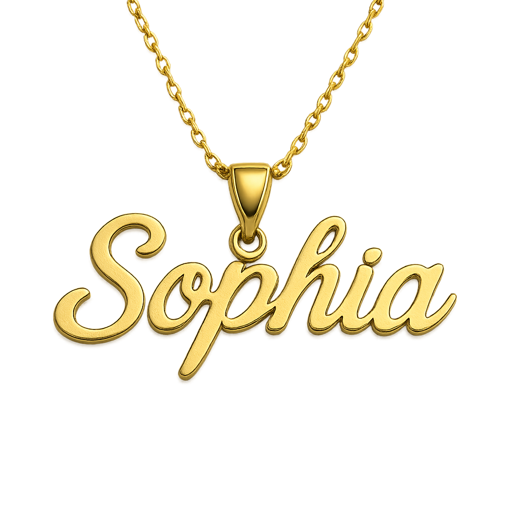 Pendant with name design 