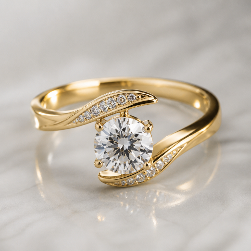A women's ring
photorealistic jewelry design, A women's ring, modern style, just the design no text