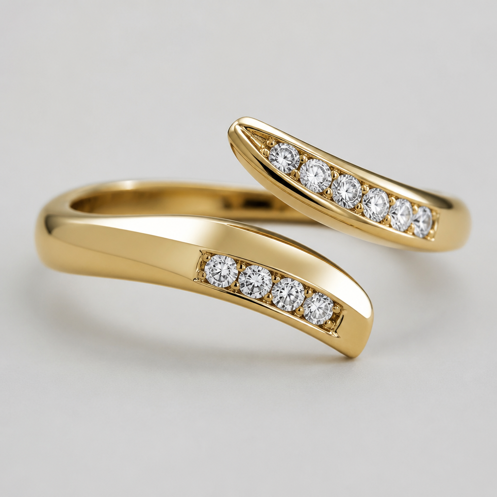 A women's ring
photorealistic jewelry design, A women's ring, modern style, just the design no text