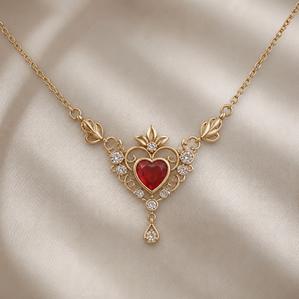 . Refinement: Innamorata Kwintas ni Alejandra
photorealistic jewelry design, . Refinement: Innamorata Kwintas ni Alejandra, Romantic style, just the design no text