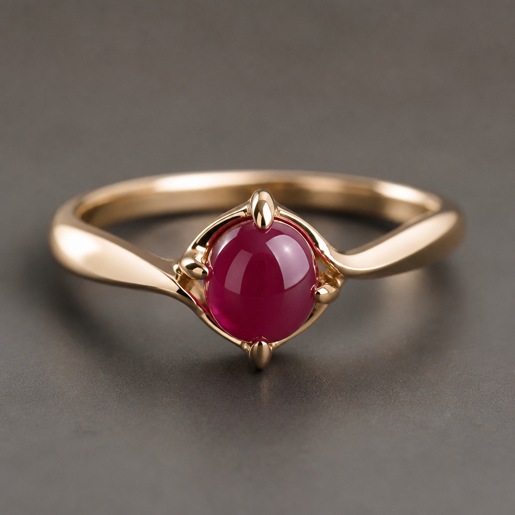 A modern women's ring. solitaire ring hand made yaqout
photorealistic jewelry design, A modern women's ring. solitaire ring hand made yaqout, modern style, just the design no text