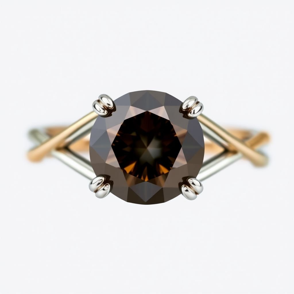 Dark brown diamond 