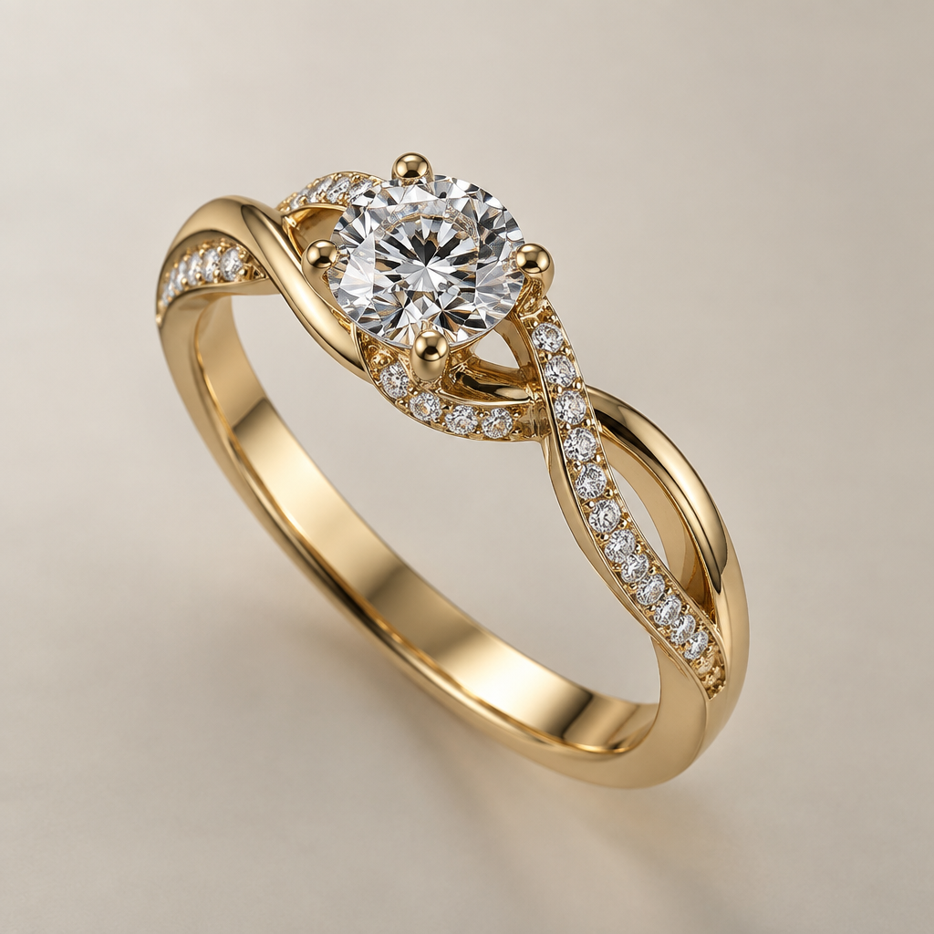 A women's ring
photorealistic jewelry design, A women's ring, modern style, just the design no text