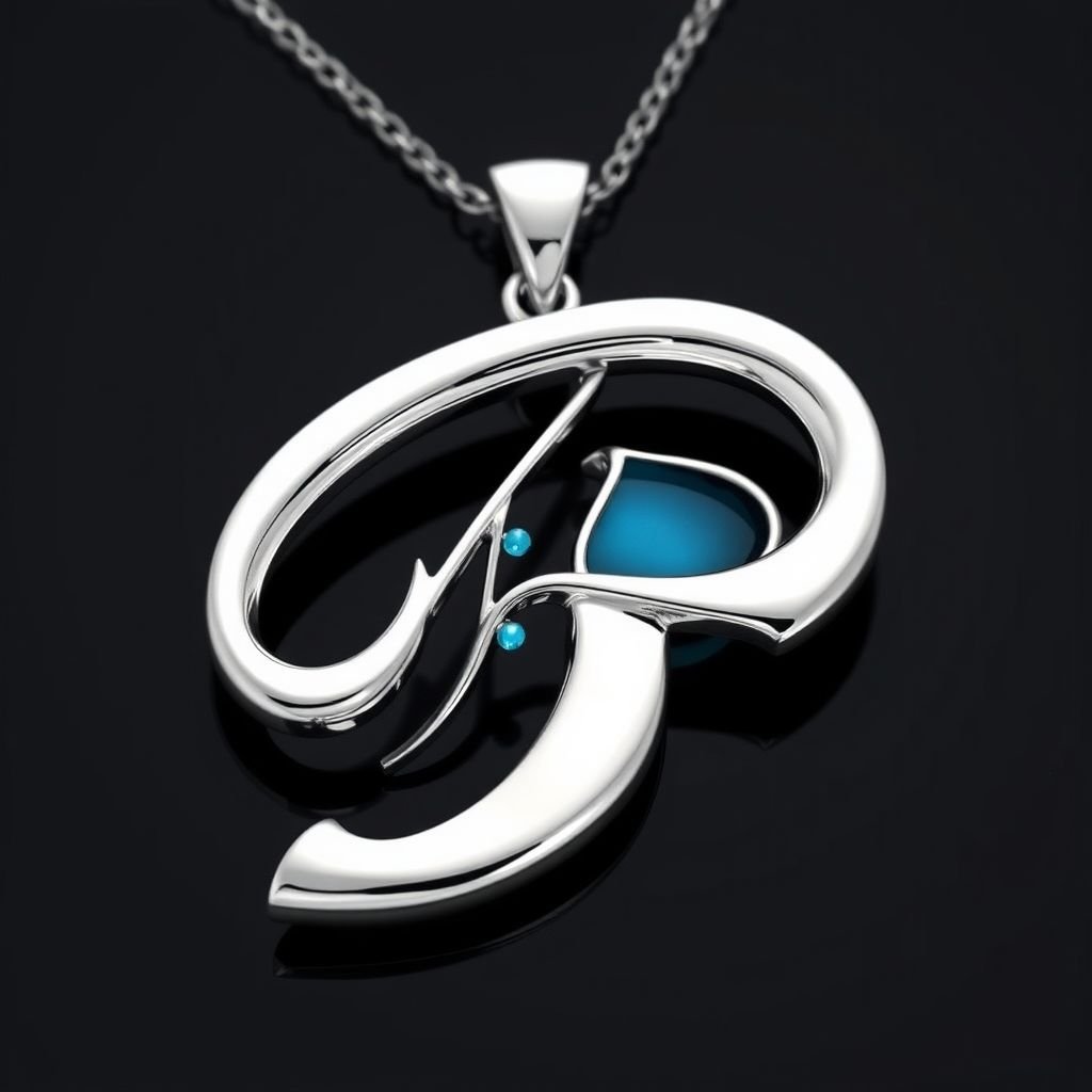 Pendant silver with stylized ice figure skating skates. Remove boots and leave only lowest part of skates. Add turquoise