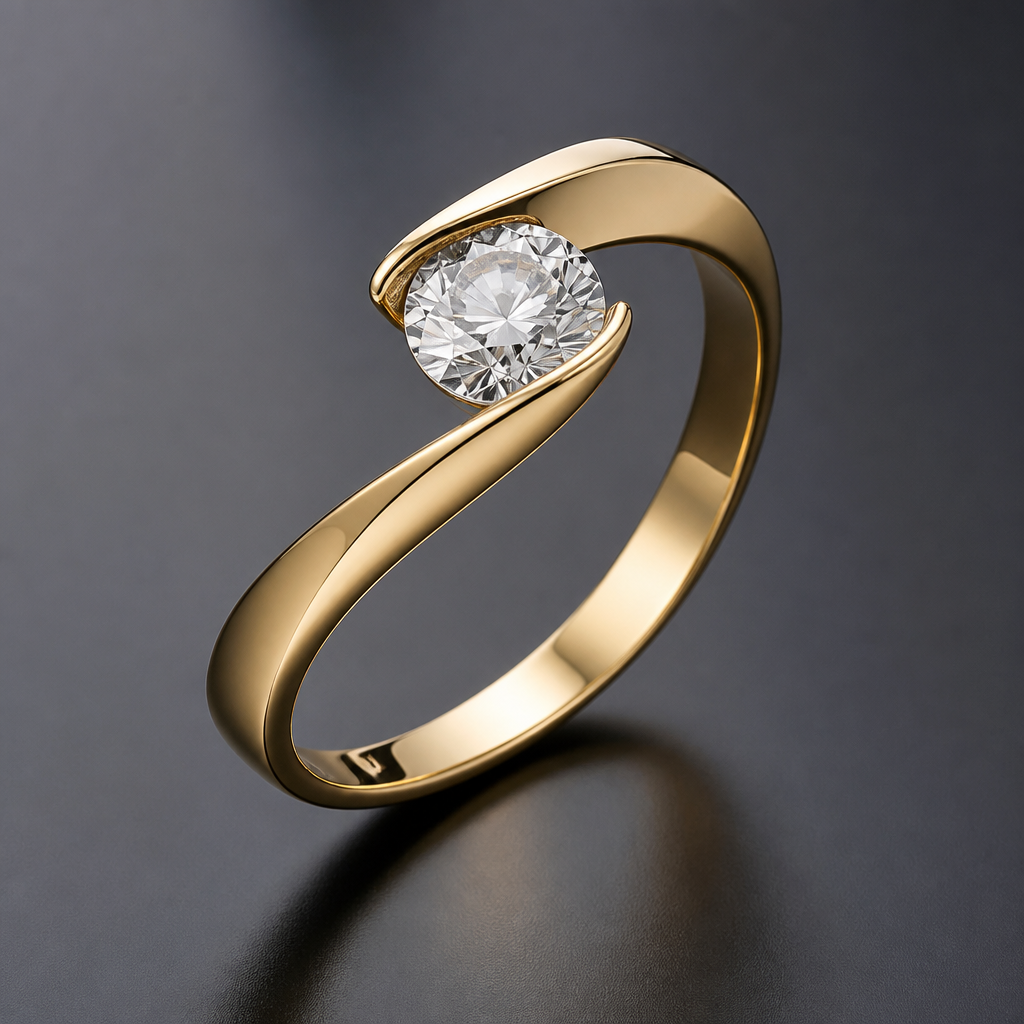 A women's ring
photorealistic jewelry design, A women's ring, modern style, just the design no text