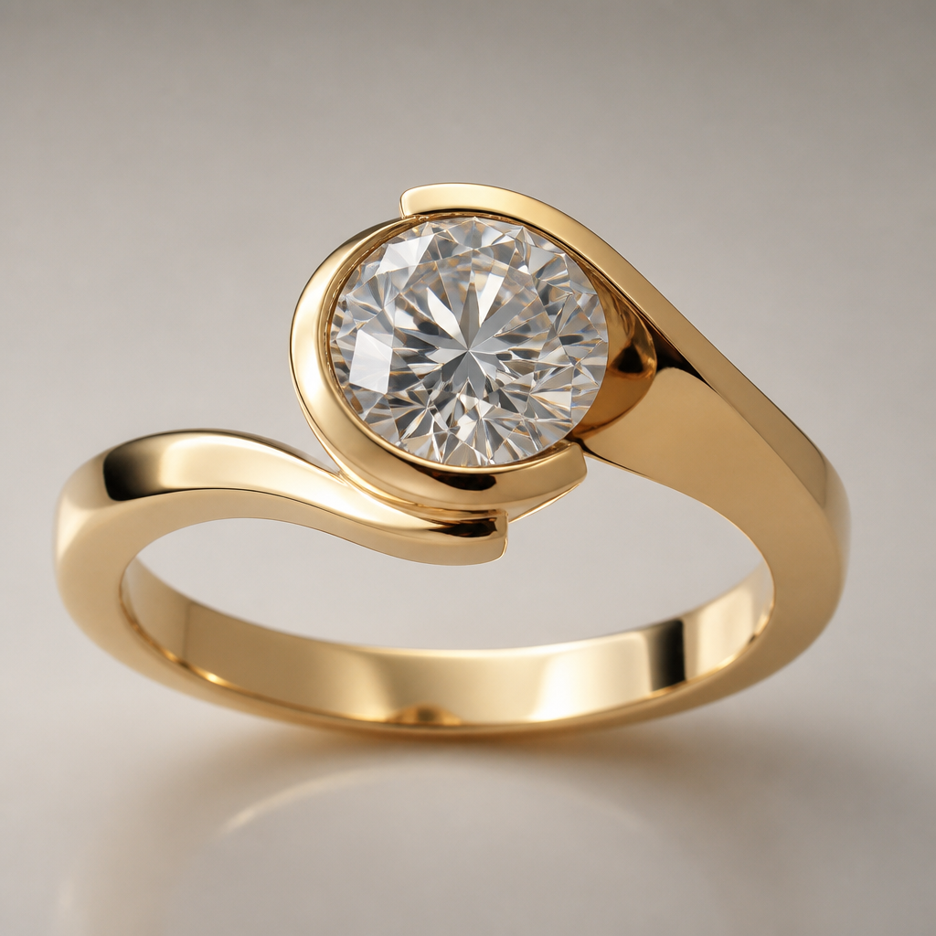 A women's ring
photorealistic jewelry design, A women's ring, modern style, just the design no text