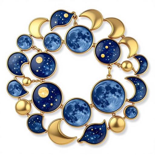 Серьги только в золотом цвете без камней фазы луны длинные серьги плавные формы