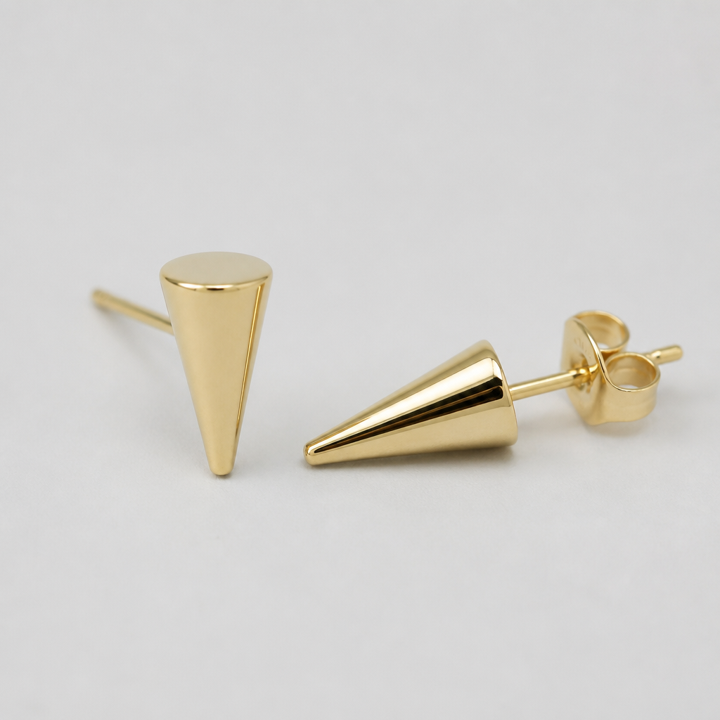 6mm top 2 mm bottom cone
photorealistic jewelry design, 6mm top 2 mm bottom cone, modern style, just the design no text