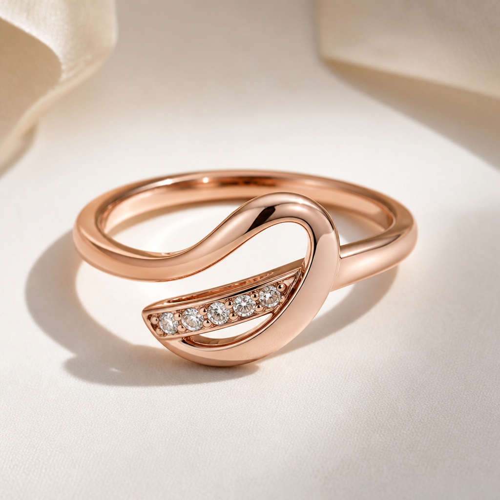 A women's ring
photorealistic jewelry design, A women's ring, modern style, just the design no text