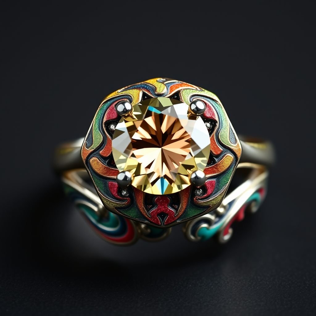 Single solitaire ring